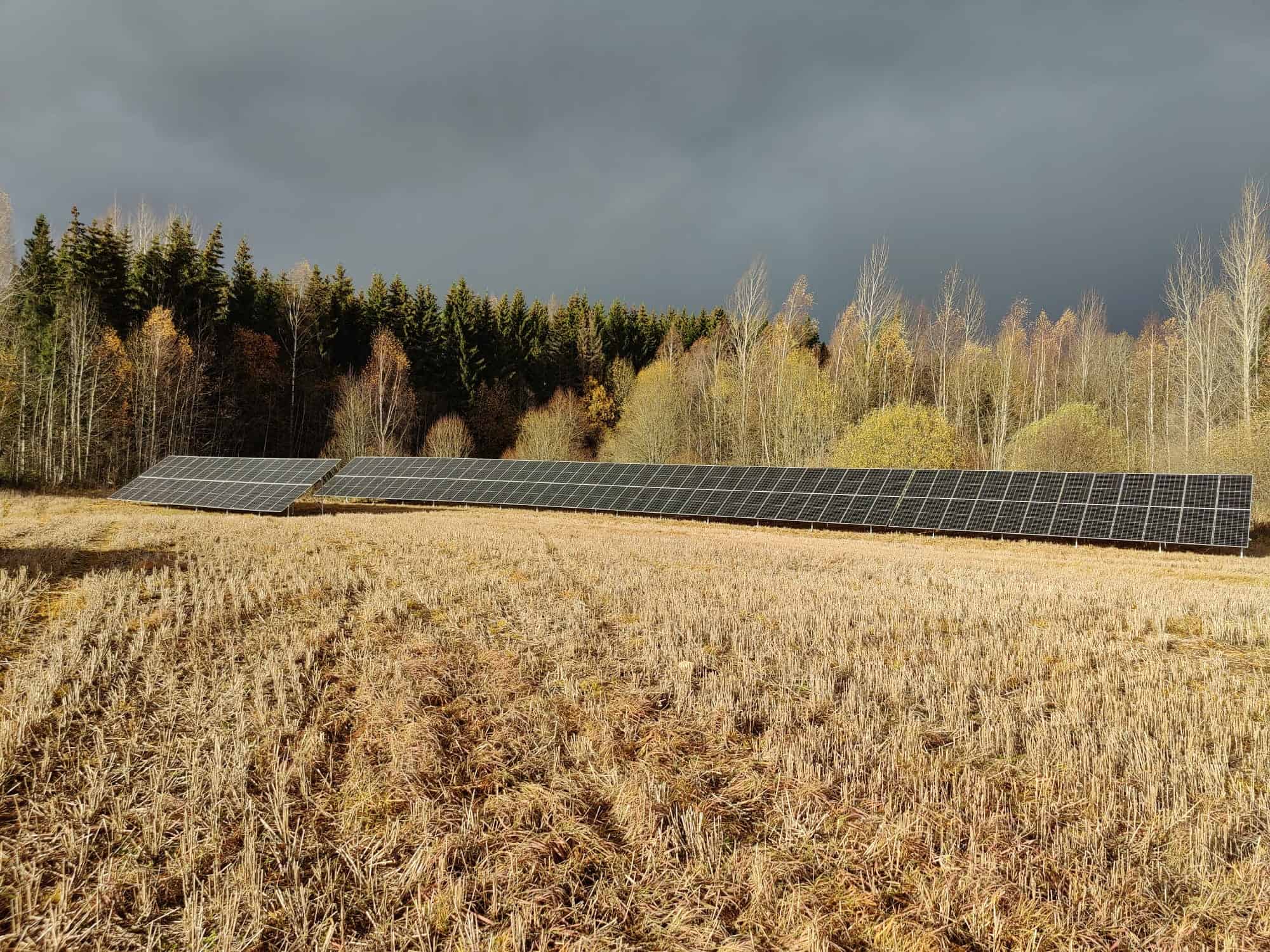 50kW solar park south estonia