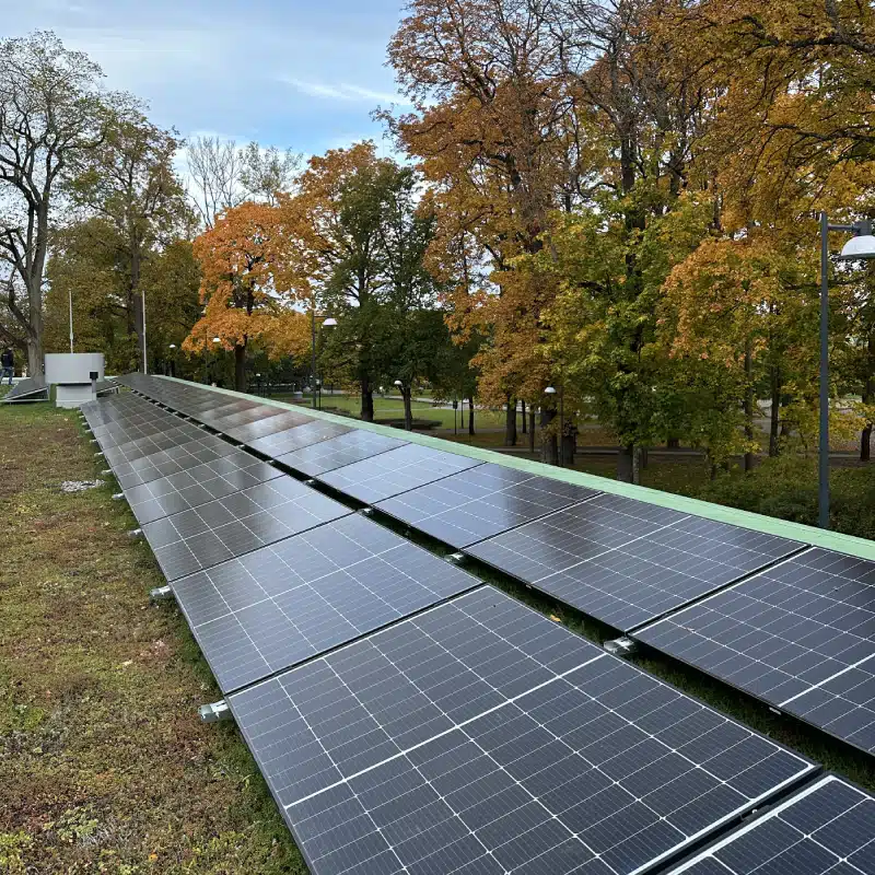 Kadriour Oranžerii - Solar Park on the roof